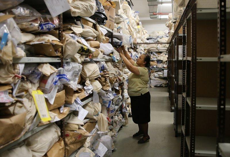 Çağlayan Adalet Sarayı'nın adli emaneti ilk kez görüntülendi