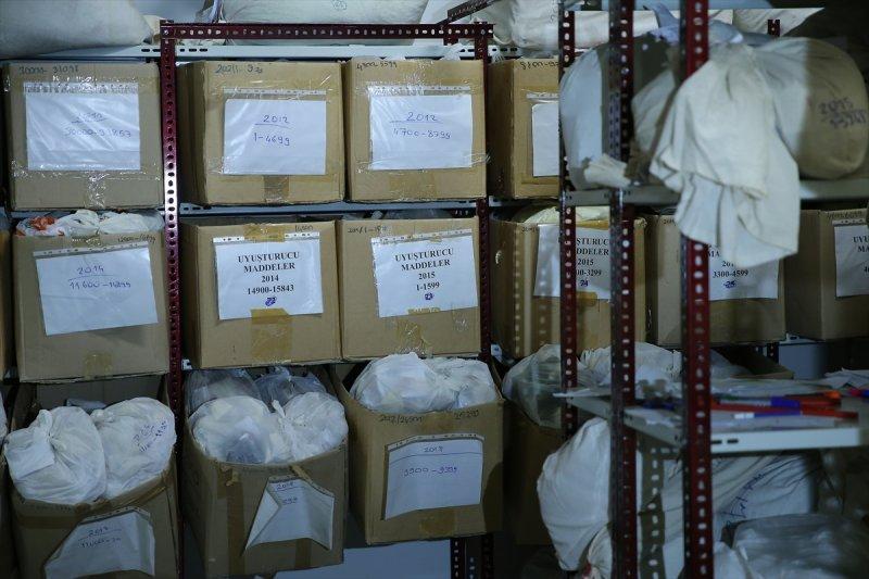 Çağlayan Adalet Sarayı'nın adli emaneti ilk kez görüntülendi