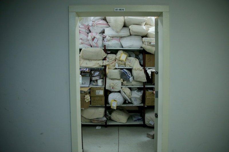 Çağlayan Adalet Sarayı'nın adli emaneti ilk kez görüntülendi