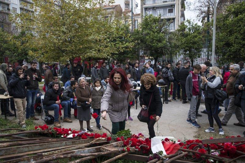 Yunanistan'daki 17 Kasım gösterilerinde olaylar çıktı