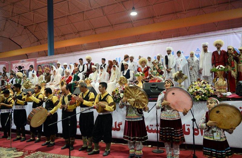 İran'da Türkmen düğününden renkli kareler