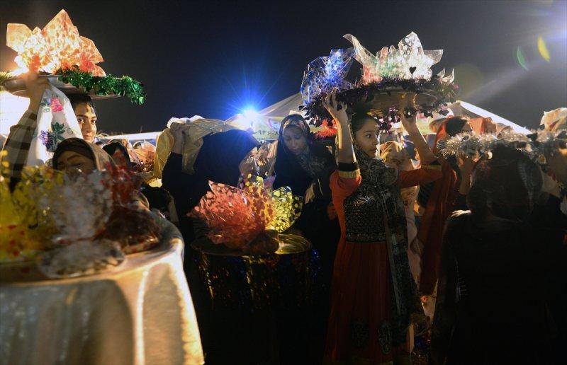 İran'da Türkmen düğününden renkli kareler