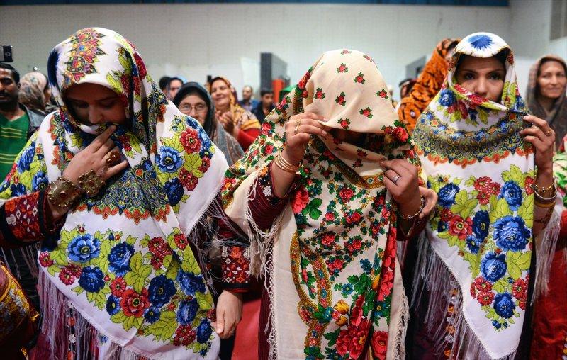 İran'da Türkmen düğününden renkli kareler