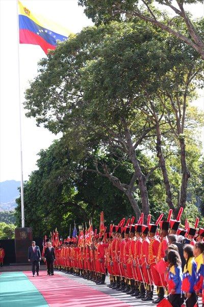 Venezuela'da Başkan Erdoğan'a korolu sürpriz