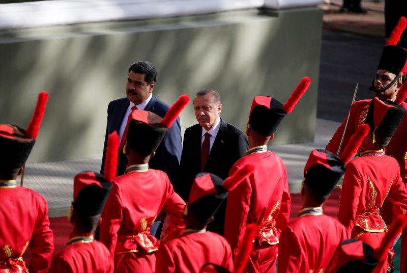 Venezuela'da Başkan Erdoğan'a korolu sürpriz