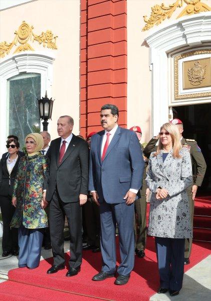 Venezuela'da Başkan Erdoğan'a korolu sürpriz