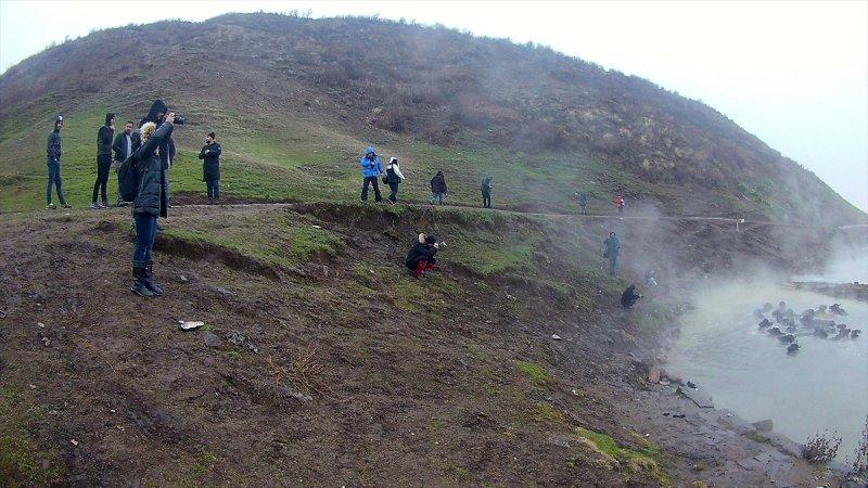 Bitlis Güroymak'ta doğa harikası kaplıca