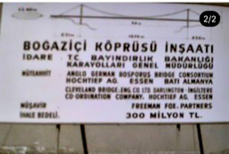 300 milyonluk Boğaziçi Köprüsü'ne tarihi yolculuk