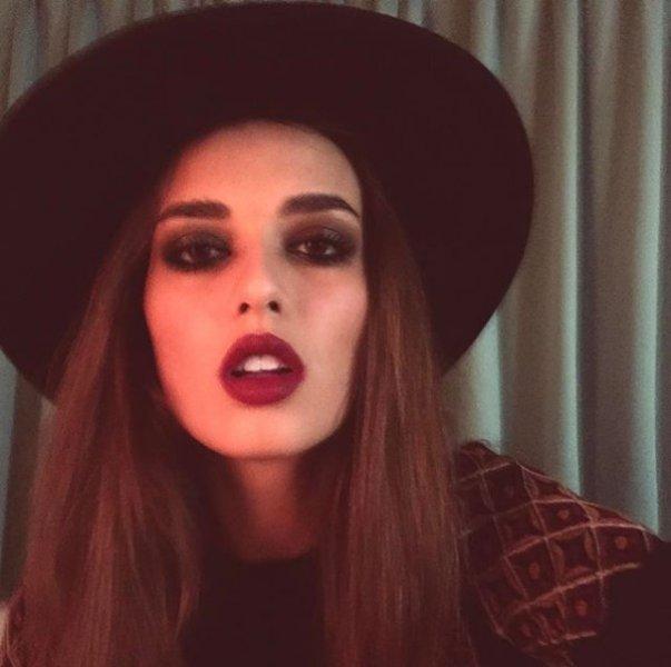 Elif Aksu Galatasaray maçını izledi