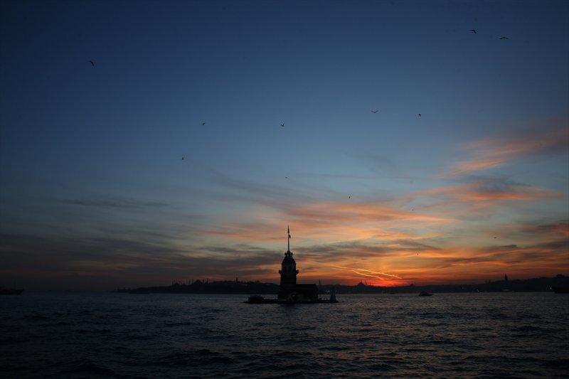 İstanbul'da gün batımı