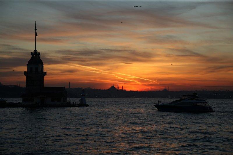 İstanbul'da gün batımı