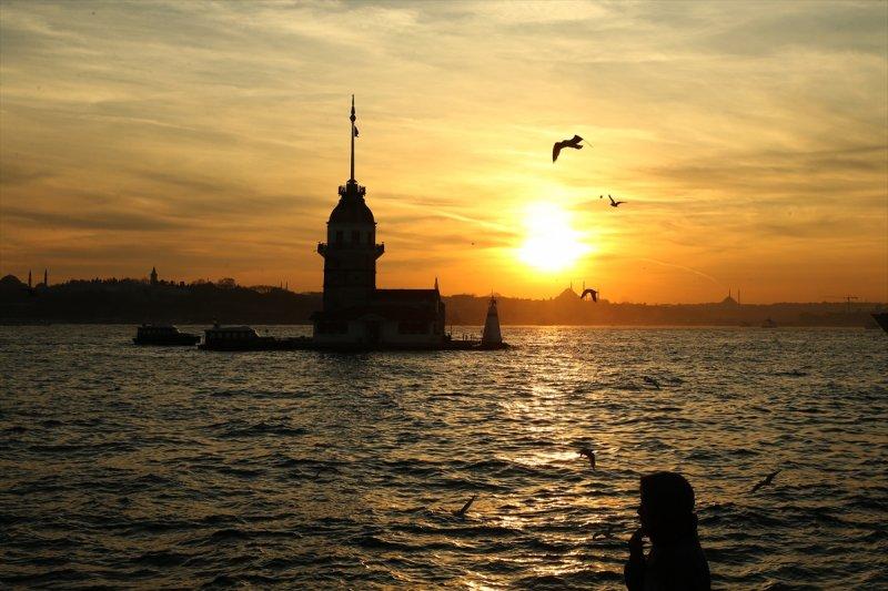 İstanbul'da gün batımı