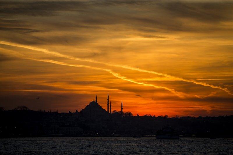 İstanbul'da gün batımı