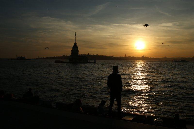 İstanbul'da gün batımı