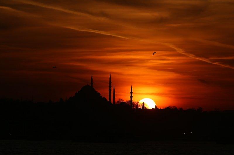 İstanbul'da gün batımı