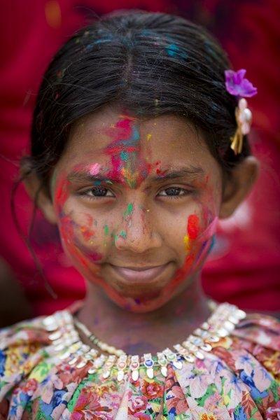 Bangladeş'te Holi Festivali
