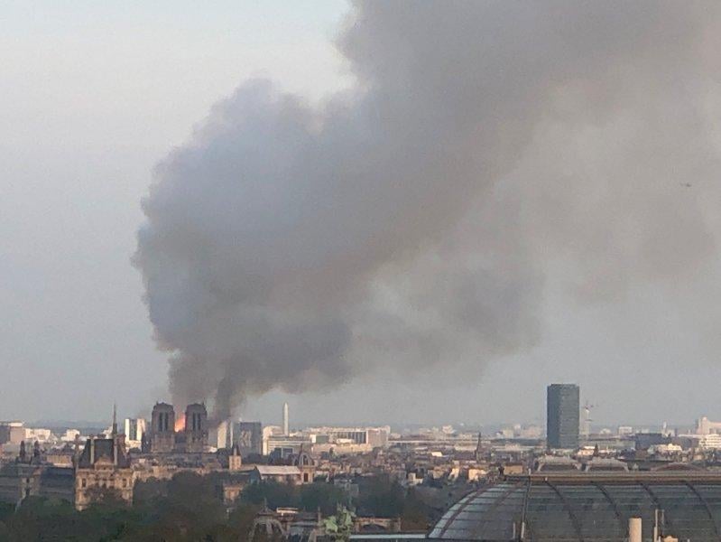 Notre Dame Katedrali'nde yangın