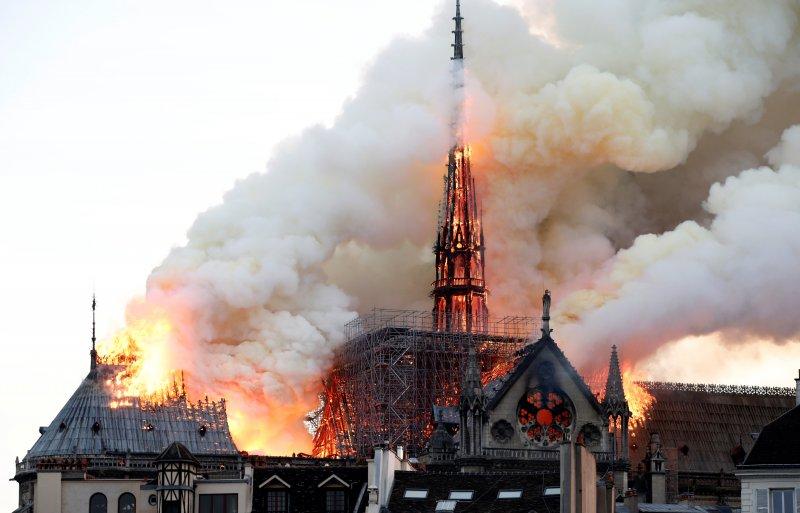 Notre Dame Katedrali'nde yangın