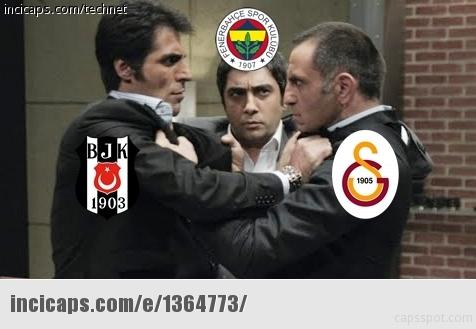 Galatasaray-Beşiktaş derbisinin capsleri