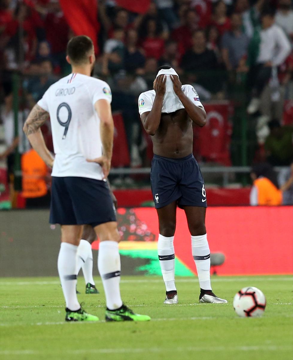 Euro 2020 Elemeleri Türkiye - Fransa maçından kareler