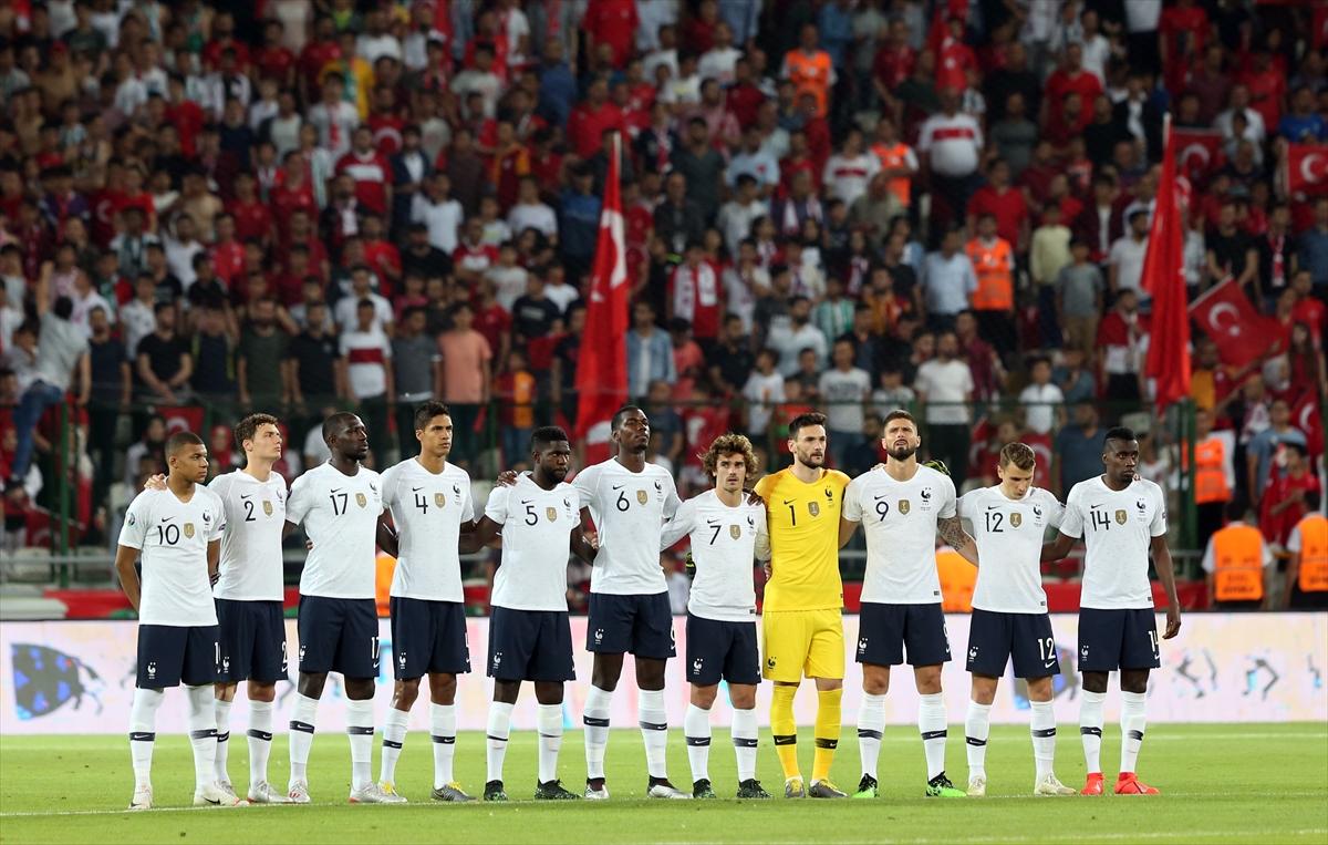 Euro 2020 Elemeleri Türkiye - Fransa maçından kareler