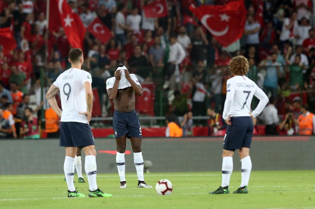 Euro 2020 Elemeleri Türkiye - Fransa maçından kareler