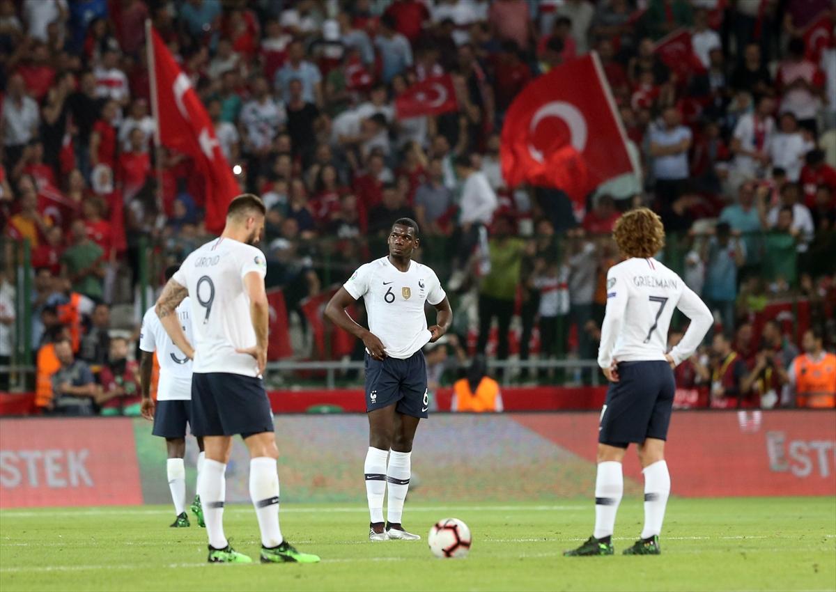Euro 2020 Elemeleri Türkiye - Fransa maçından kareler