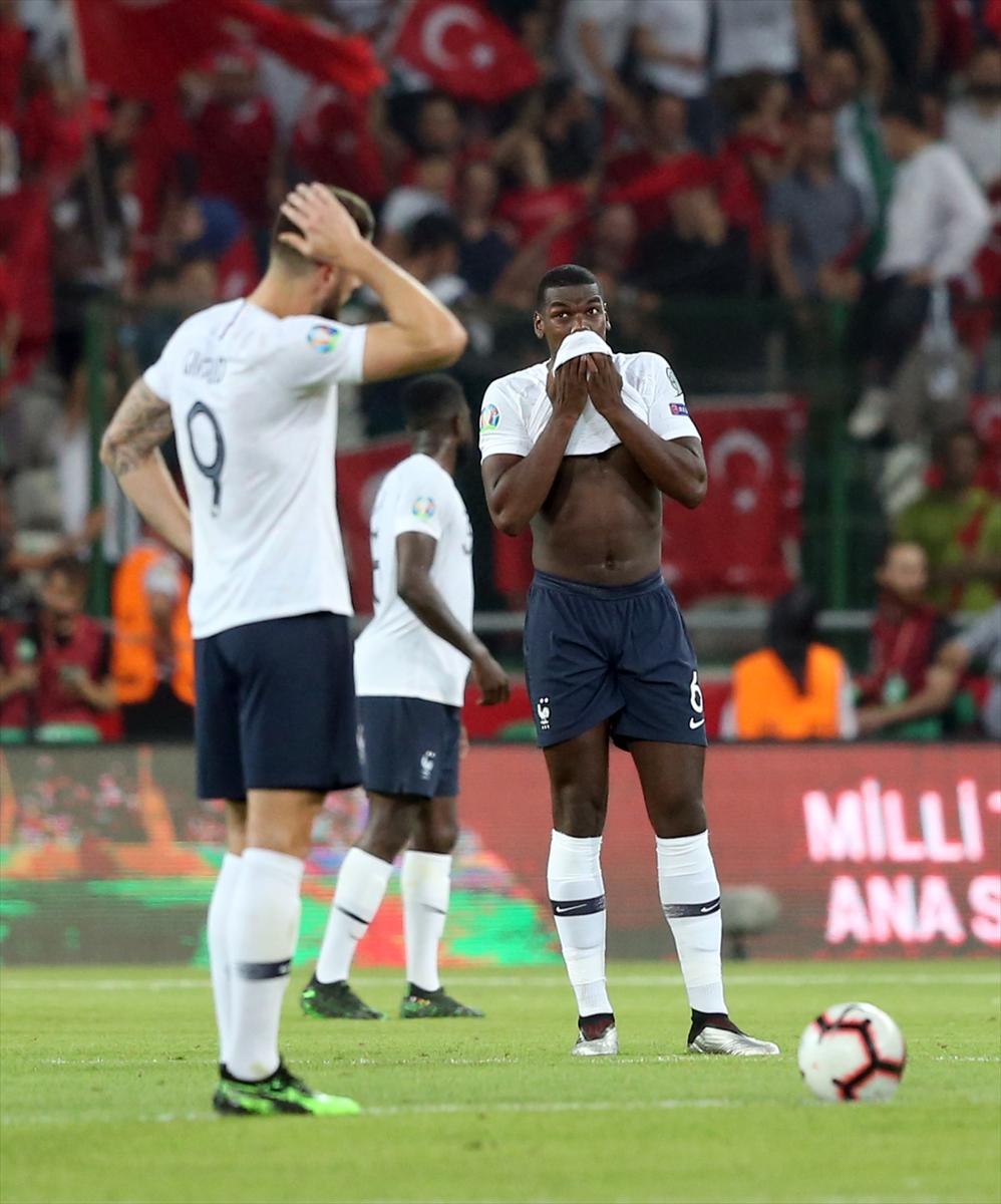 Euro 2020 Elemeleri Türkiye - Fransa maçından kareler