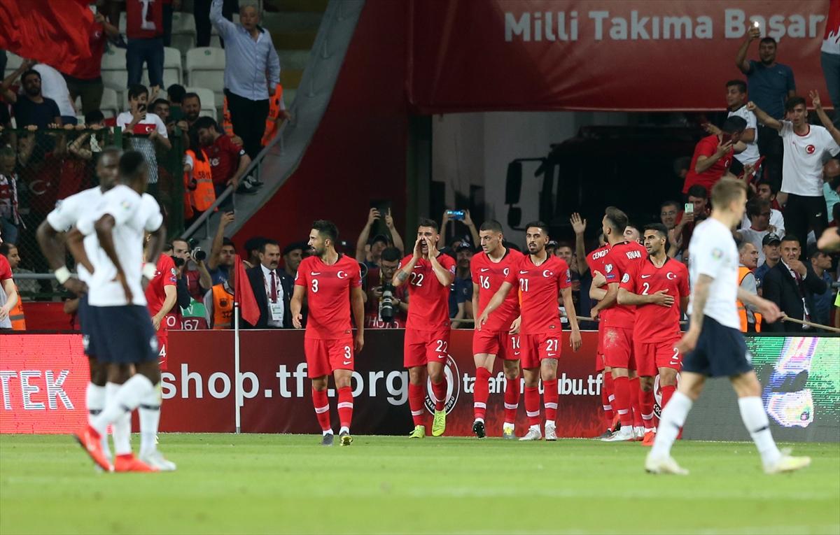 Euro 2020 Elemeleri Türkiye - Fransa maçından kareler