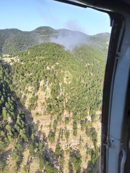 Muğla'da orman yangını 18 saat sonra söndürüldü