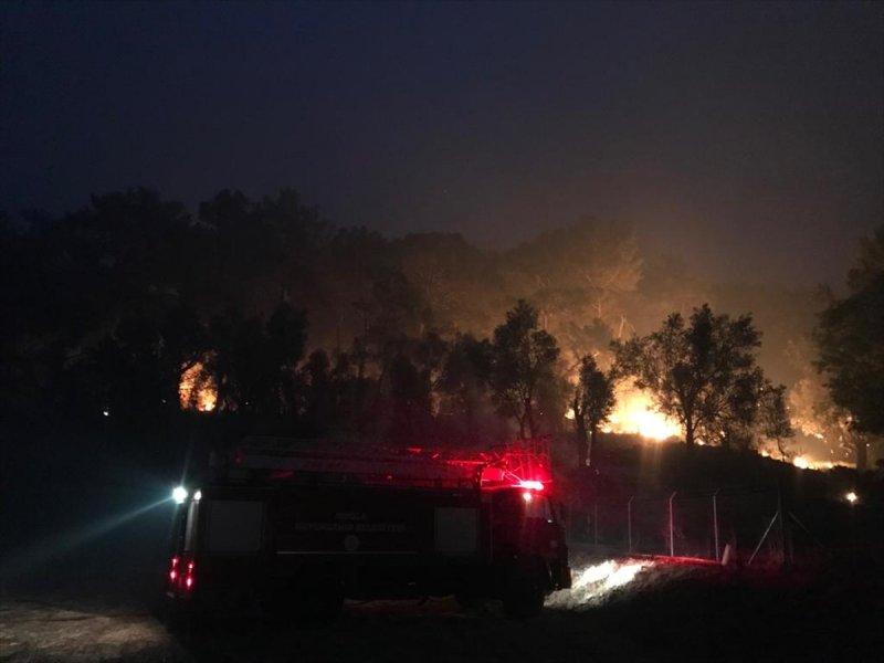 Muğla'da orman yangını 18 saat sonra söndürüldü