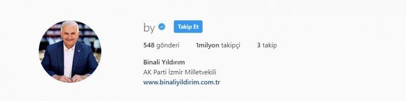 Instagram'da en çok takipçisi olan Türk siyasetçiler