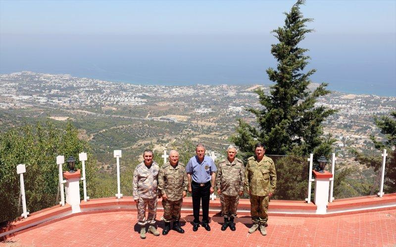 Hulusi Akar KKTC'de: Komşularımız aklını başına alsın