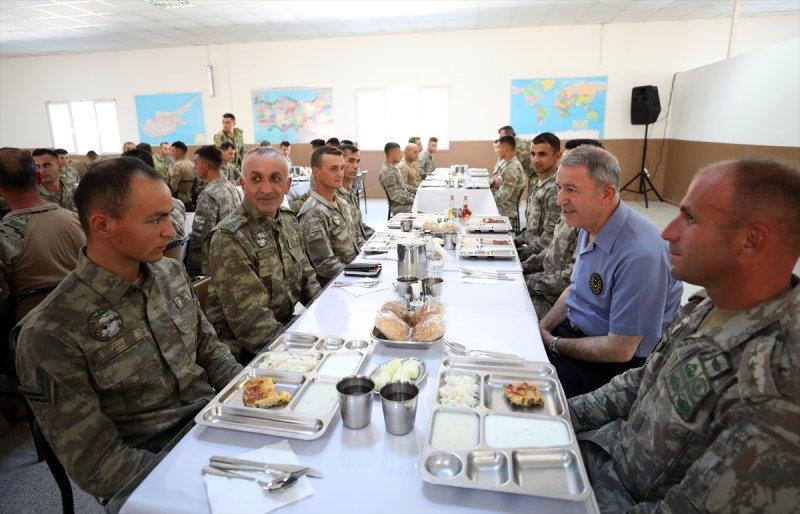 Hulusi Akar KKTC'de: Komşularımız aklını başına alsın