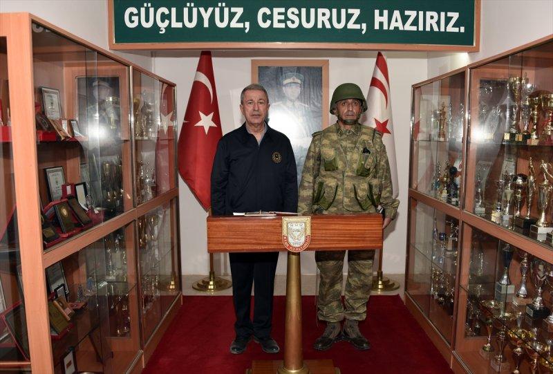 Hulusi Akar KKTC'de: Komşularımız aklını başına alsın