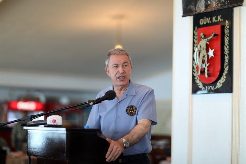 Hulusi Akar KKTC'de: Komşularımız aklını başına alsın