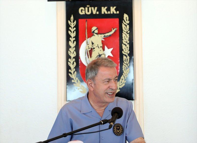 Hulusi Akar KKTC'de: Komşularımız aklını başına alsın