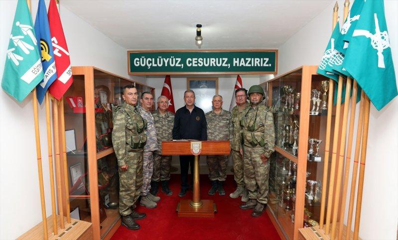 Hulusi Akar KKTC'de: Komşularımız aklını başına alsın