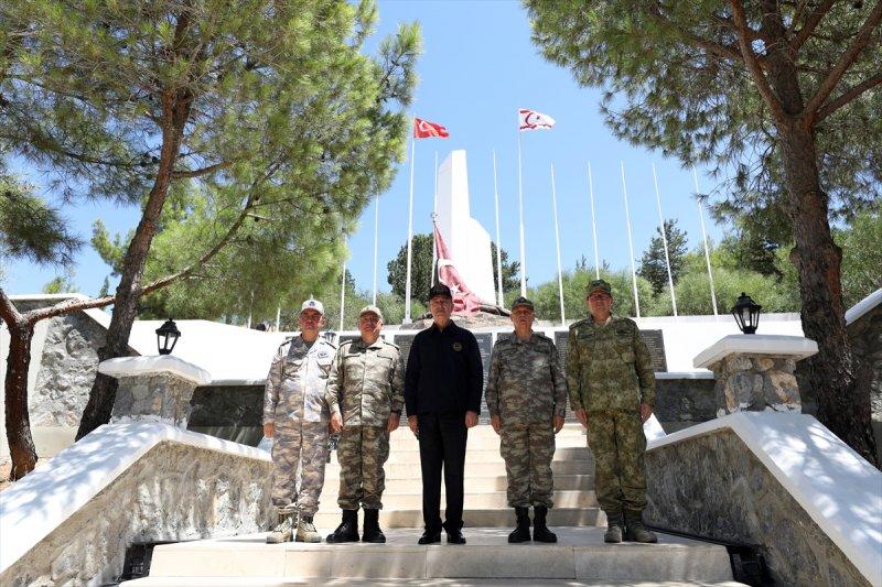 Hulusi Akar KKTC'de: Komşularımız aklını başına alsın
