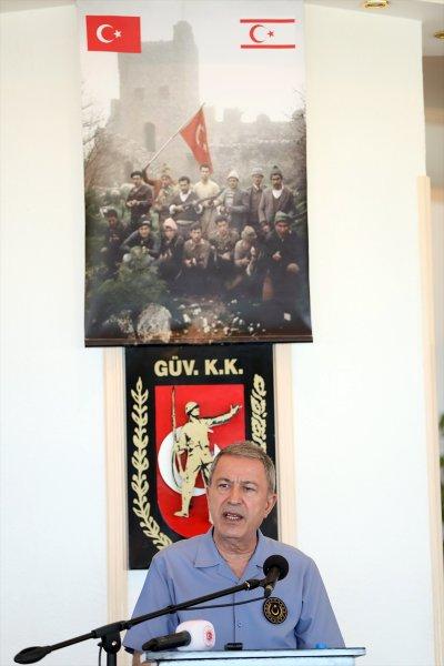 Hulusi Akar KKTC'de: Komşularımız aklını başına alsın