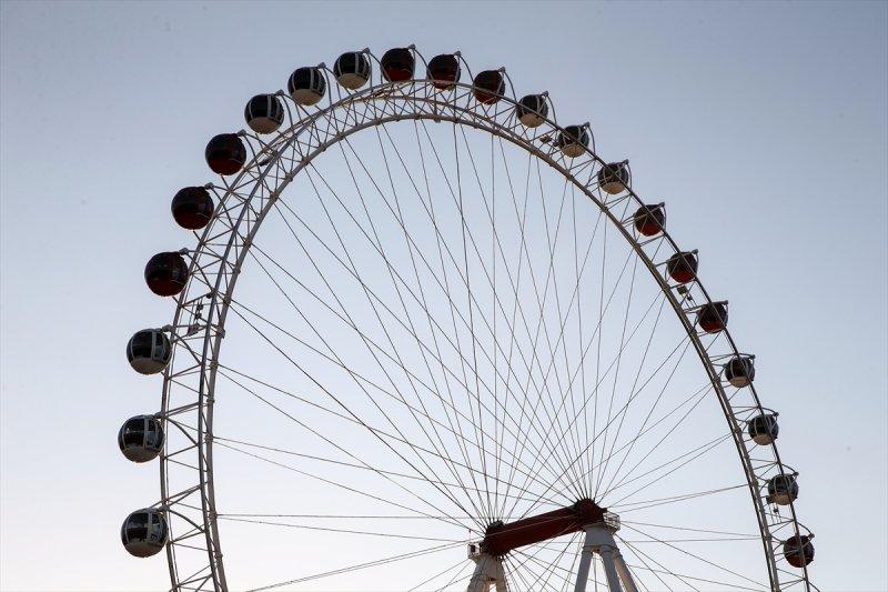 Antalya'da 90 metre yüksekliğinde dönme dolap açılışı