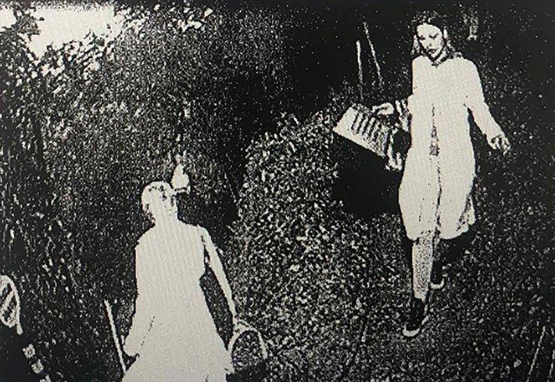 Adnan Oktar'ın gizli geçitten kaçtığı görüntüler