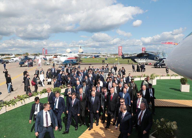 Cumhurbaşkanı Erdoğan Rusya'da