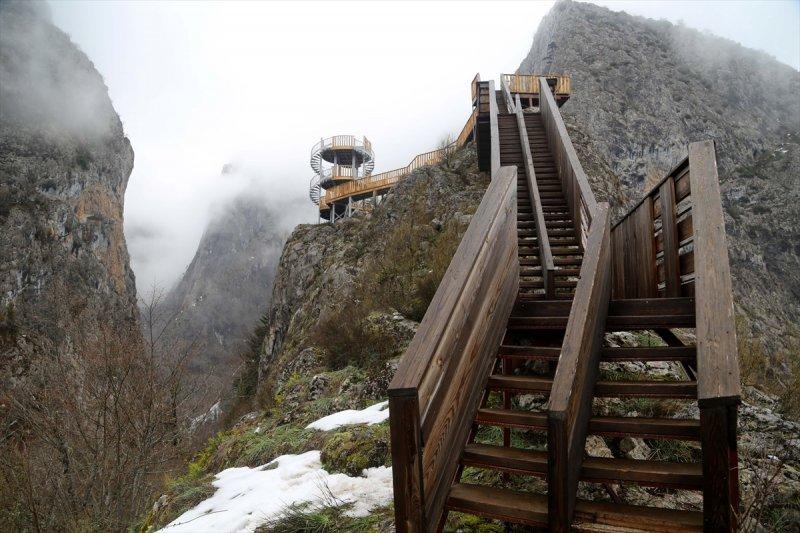 Valla Kanyonu artık seyir terasında izlenebilecek