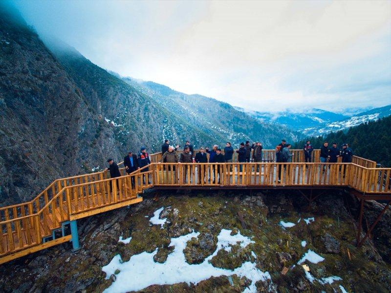 Valla Kanyonu artık seyir terasında izlenebilecek