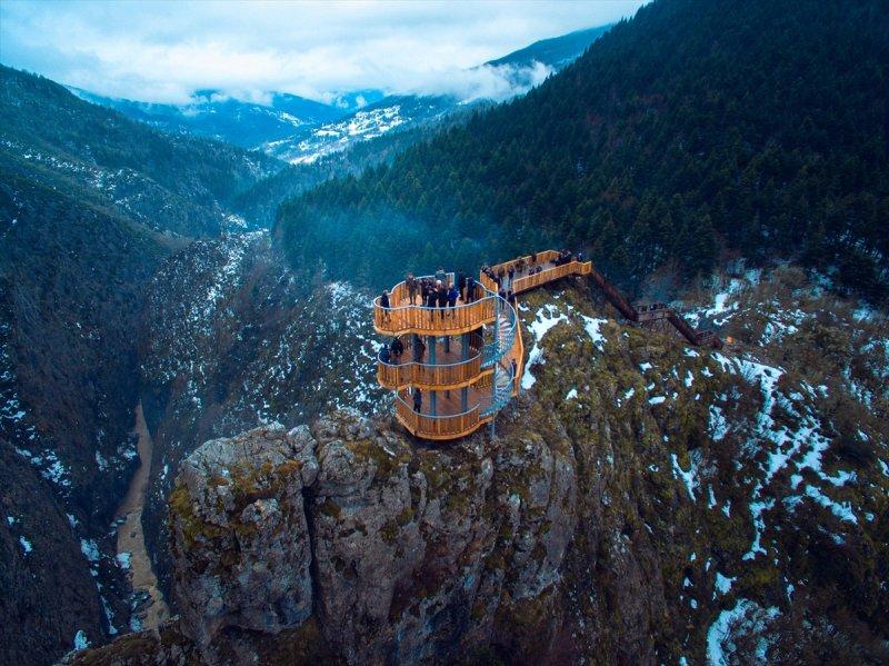 Valla Kanyonu artık seyir terasında izlenebilecek