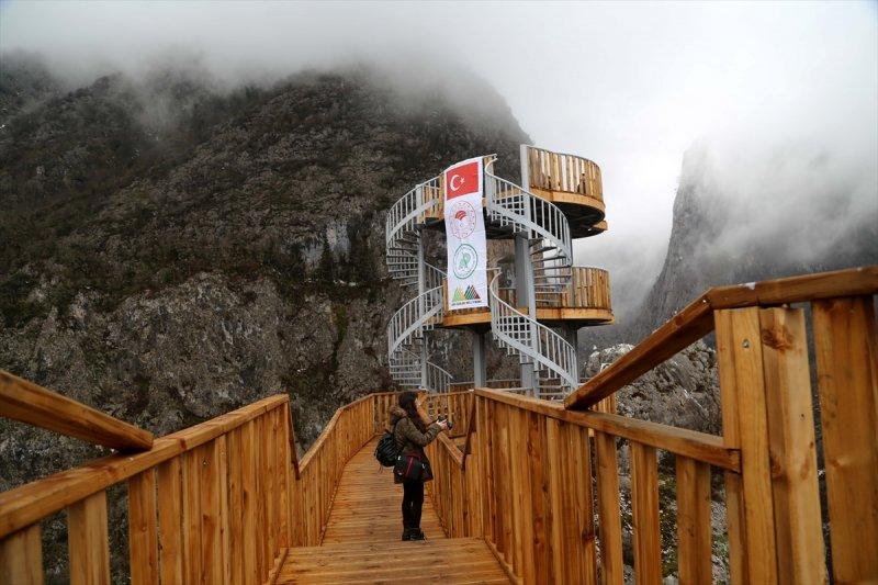 Valla Kanyonu artık seyir terasında izlenebilecek