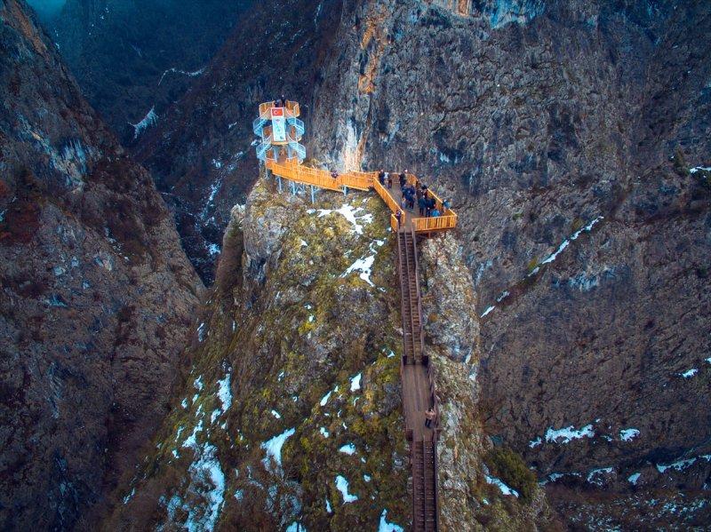 Valla Kanyonu artık seyir terasında izlenebilecek