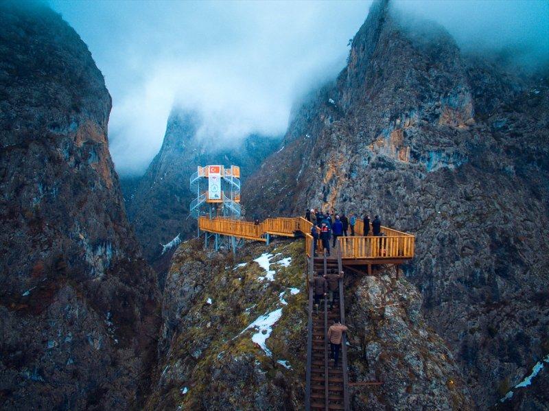Valla Kanyonu artık seyir terasında izlenebilecek