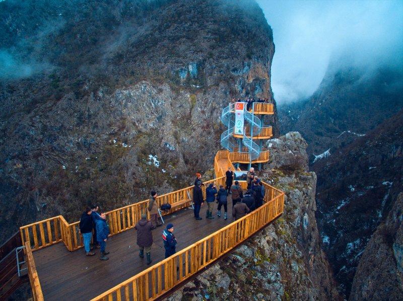 Valla Kanyonu artık seyir terasında izlenebilecek